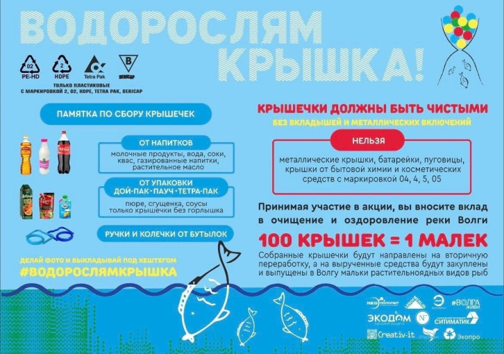 Акции "Водорослям крышка" Акции "Водорослям крышка".